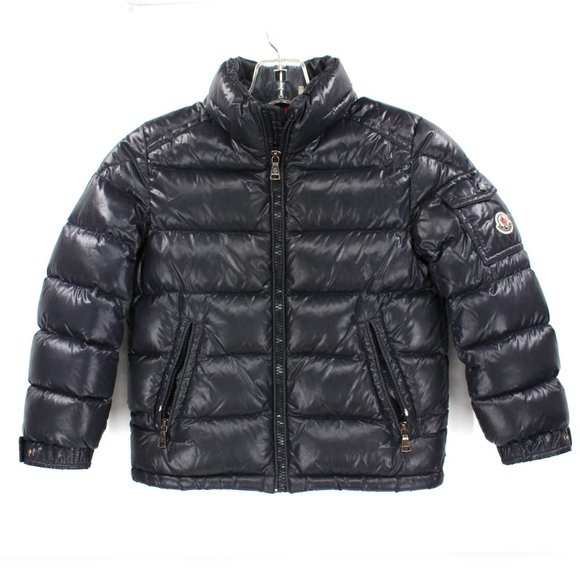 Moncler Maya Giubbotto Navy Insulated Goose Down Puffer Jacket boys 6 Coat